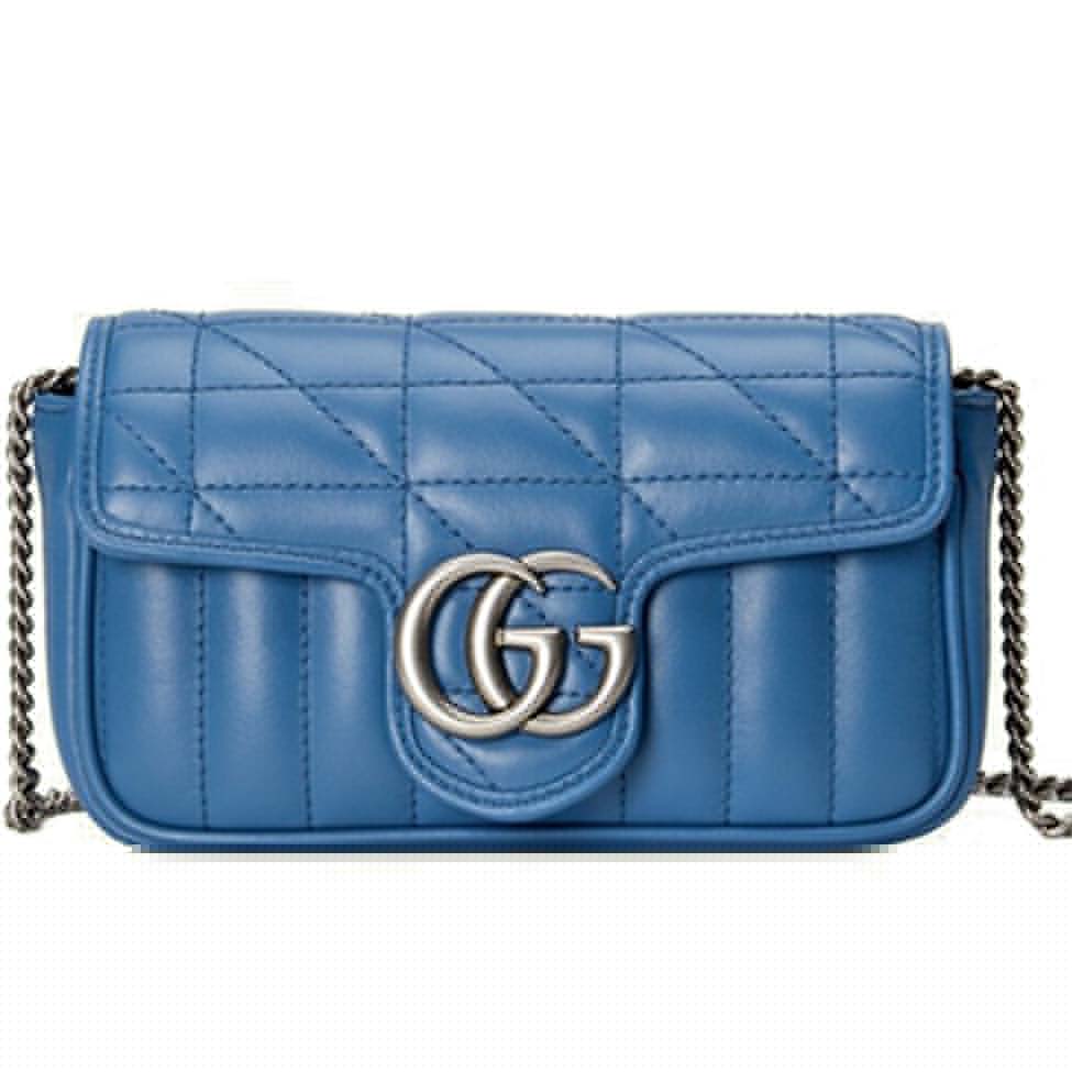 g*u*i gg marmont S*per mini bag 476433 (16.5*9.5*4.5cm)